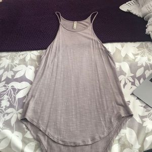 Thin light purple tank top